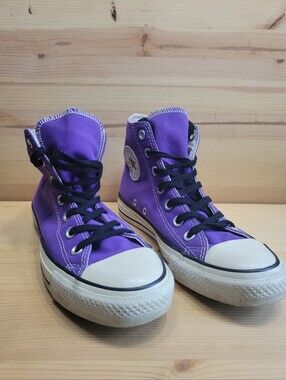 Converse Chuck Taylor All Star Purple White Mens 6 Womens  7